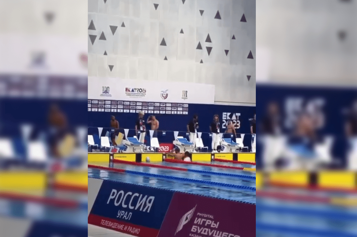 ناکامی شناگر فرستادهشدهی طالبان به رقابتهای روسیه در شنا