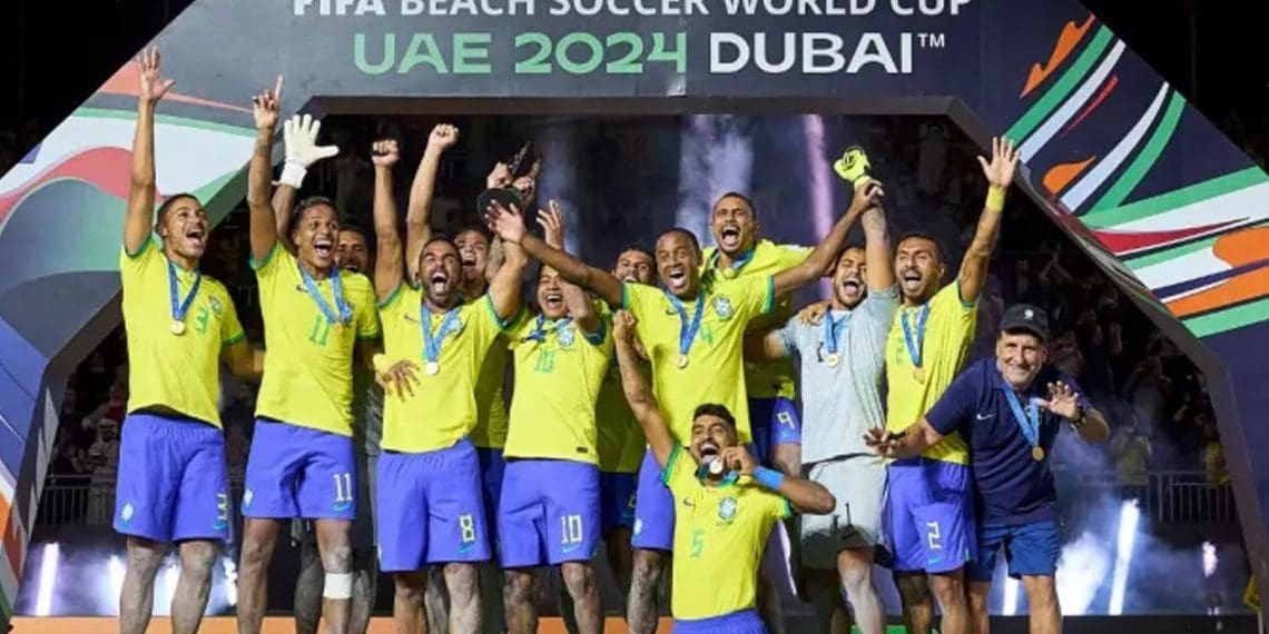 برازیل فاتحِ جام جهانی فوتبال ساحلی شد