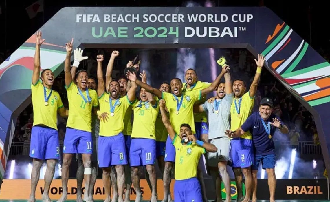 برازیل فاتحِ جام جهانی فوتبال ساحلی شد