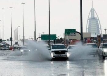 وقوع باران و سیل بی‌پیشینه در دبی