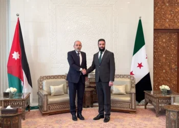 وزیر خارجه‌ی اردن با احمد الشرع دیدار کرد