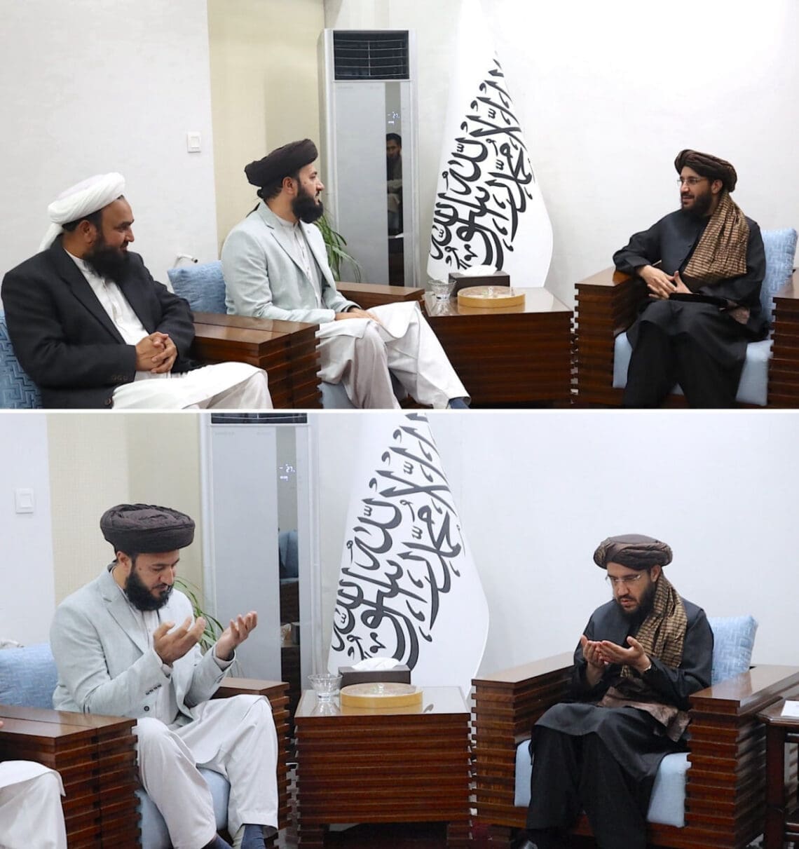 سفیر طالبان با عضو شورای مرکزی حزب «تحریک لبیک پاکستان» دیدار کرد