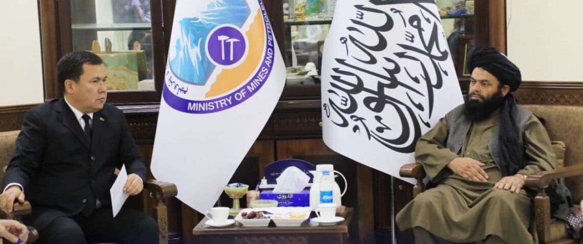 وزیر معادن و پترولیم طالبان با رییس پروژه تاپی دیدار کرد
