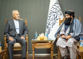 سراج الدین حقانی با کاردار سفارت ایران دیدار کرد