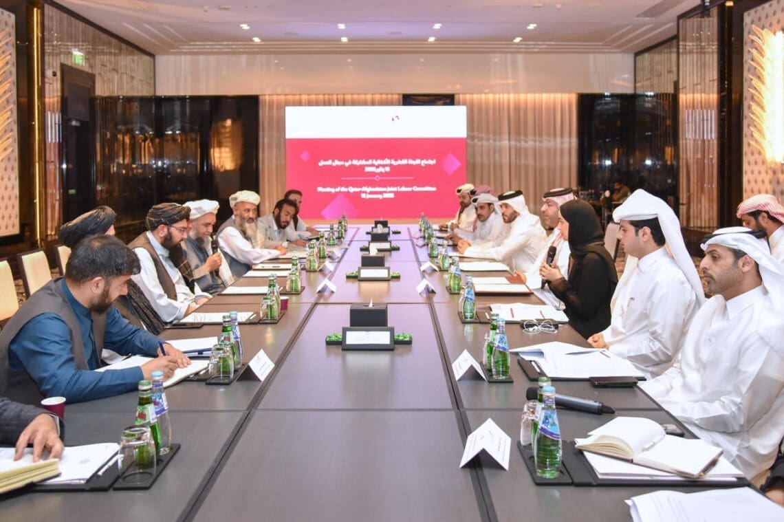 نشست کمیتهی مشترک «کار» میان طالبان و قطر در دوحه برگزار شد