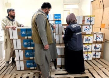 کمک ۳۹ تُنی سازمان بهداشت جهانی به ولایت‌های شمالی افغانستان