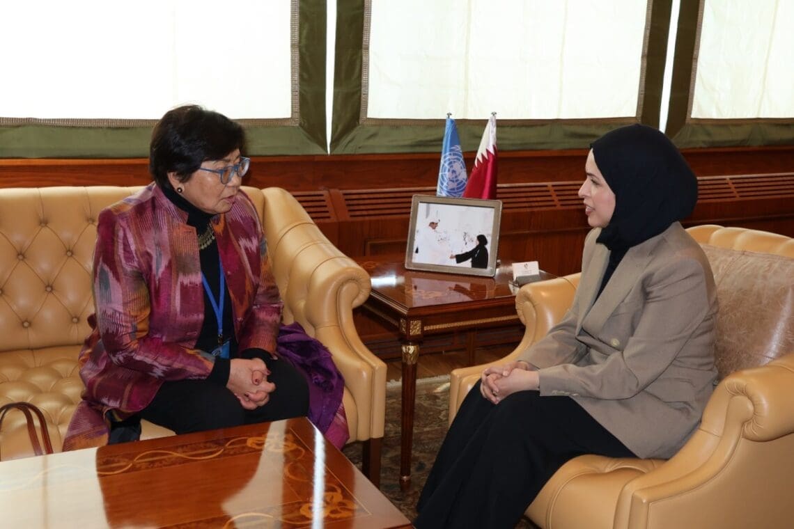 دیدار رییس یوناما با نمایندهی همیشگی قطر در سازمان ملل