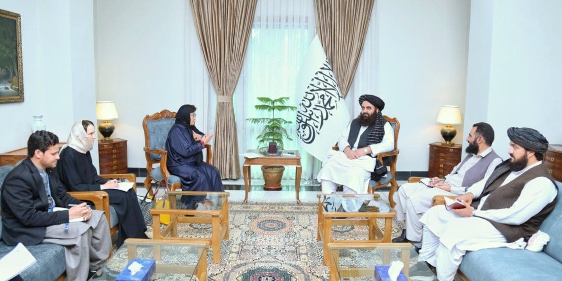 نخستین دیدار رییس یوناما با متقی پس از تمدید ماموریت