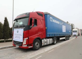 مساعدت نوروزی ازبیکستان؛ ۲۰۰ تُن مواد خوراکی به افغانستان رسید