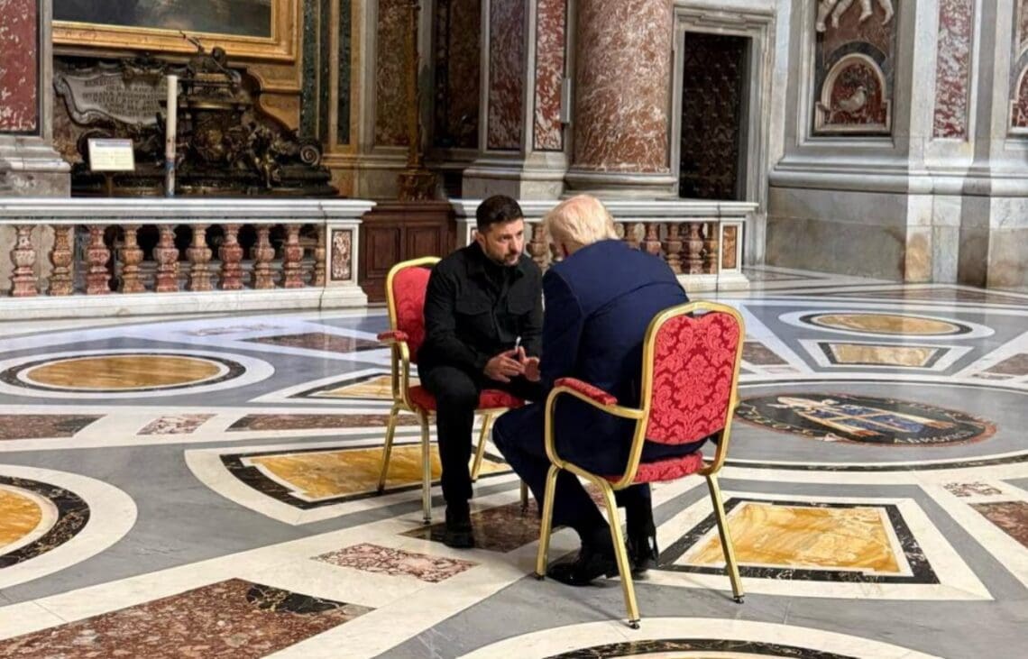 ترمپ و زلنسکی در واتیکان با هم دیدار کردند