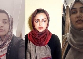 زنان معترض افغانستان کارزاری به‌نام «خبرنگاری جرم نیست» راه‌اندازی کردند