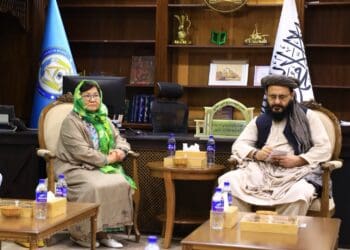 رییس یوناما با نبی عمری درباره‌ی وضعیت امنیتی کشور گفت‌وگو کرد