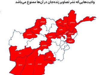 ممنوعیت نشر تصاویر زنده‌جان به ۱۹ ولایت گسترش یافته است