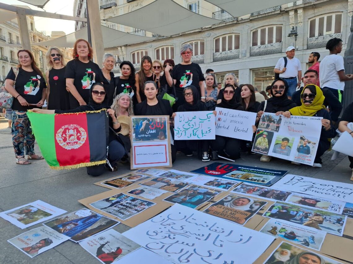 معترضان در اسپانیا: طالبان به دلیل «نسلکشی» مورد پیگرد قرار گیرد