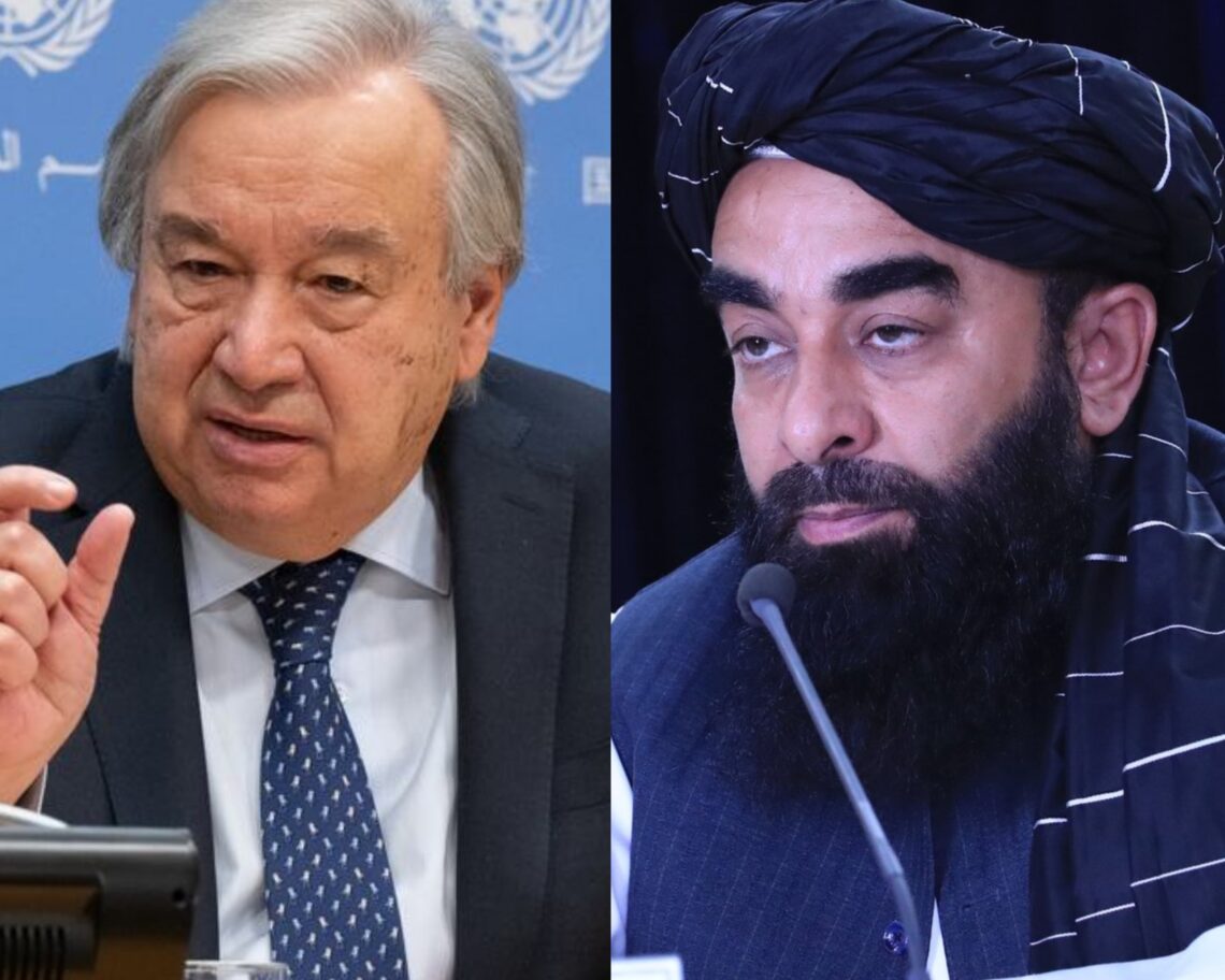 طالبان به دبیرکل ملل متحد: معلومات اسلامی خود را افزایش بده