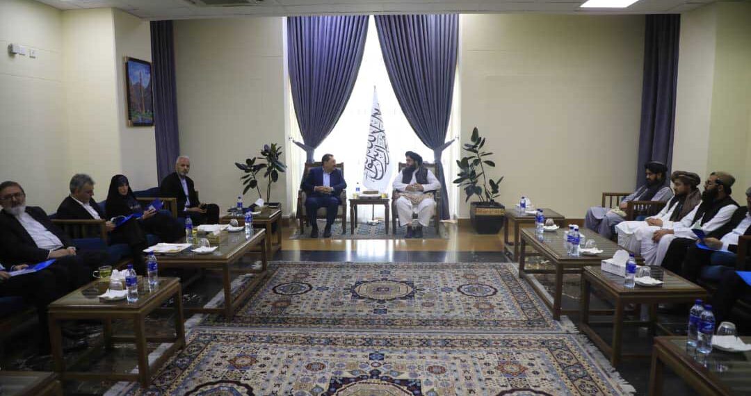 وزیر صنعت ایران در راس هیاتی وارد کابل شد