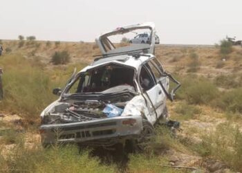 واژگونی یک موتر در شاهراه مزارشریف – شبرغان جان ۸ تن را گرفت