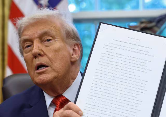 ترامپ میگوید احتمال دارد توافق نهایی تیکتاک را روز پنجشنبه امضا کند