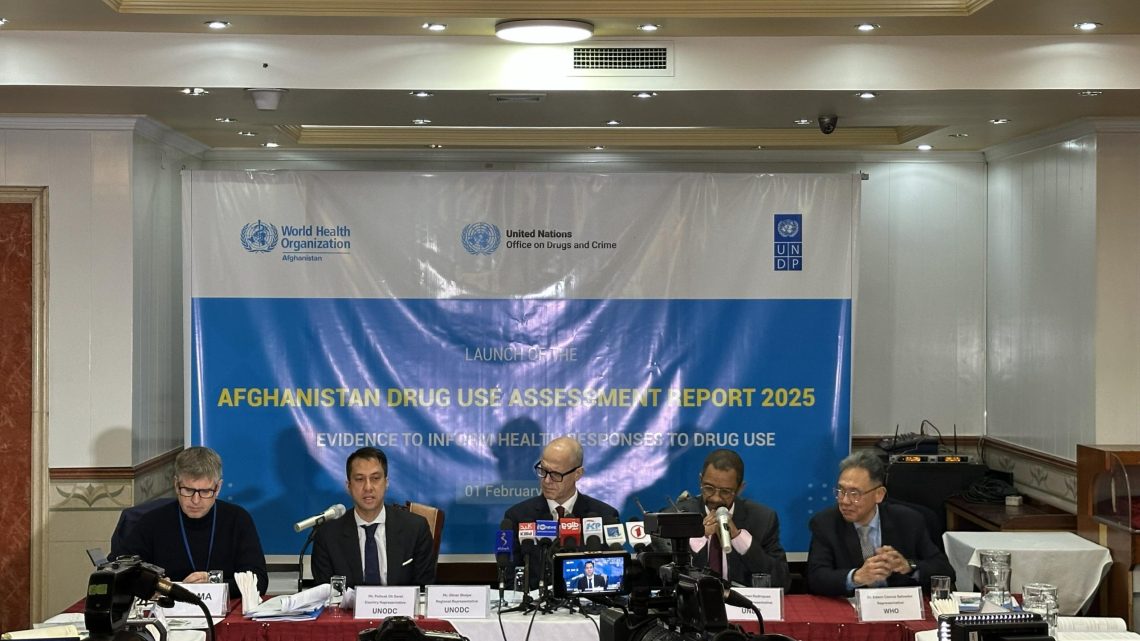 گزارش دفتر مقابله با مواد مخدر سازمان ملل: مصرف مواد در افغانستان بهسوی مواد مصنوعی و سوءمصرف داروها در حال تغییر است